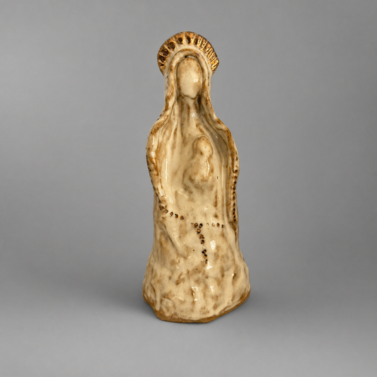 Virgen en gres