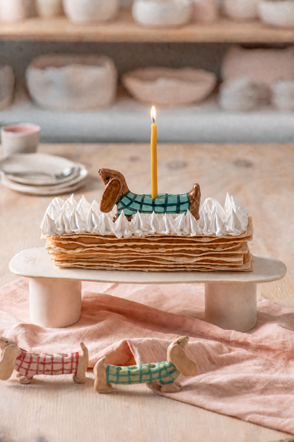 Cake topper Salchicha color verde