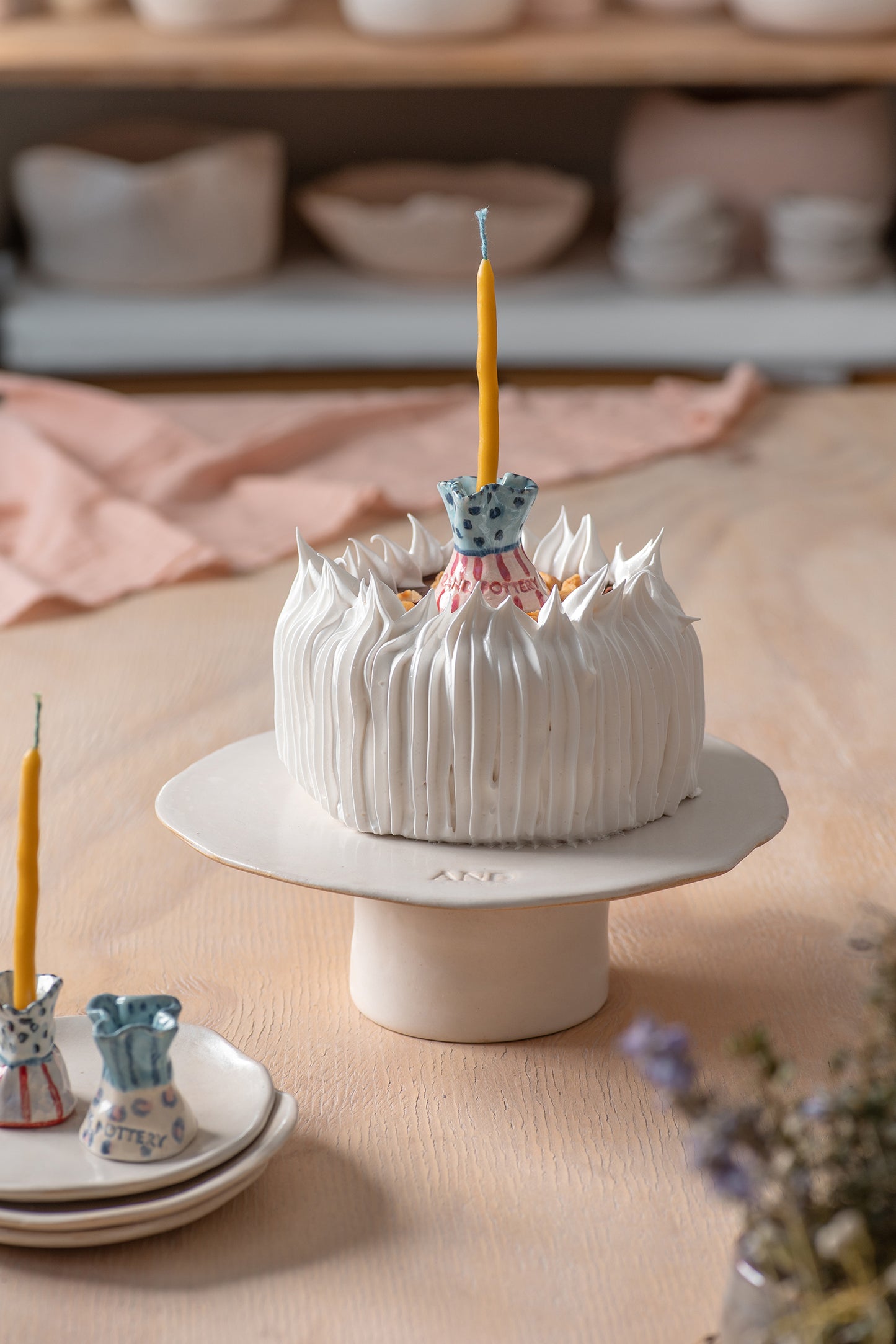 Cake topper Flores